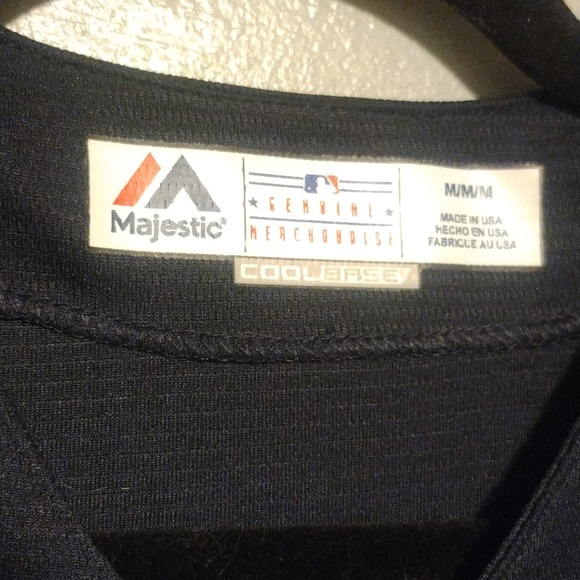 Cleveland Indians cool base majestic button up size M - Picture 3 of 3